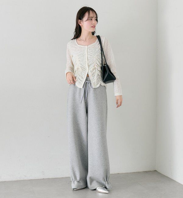  「シャーリングレースカーディガン」|Tシャツ・カットソー|