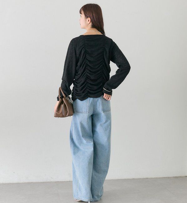  「シャーリングレースカーディガン」|Tシャツ・カットソー|