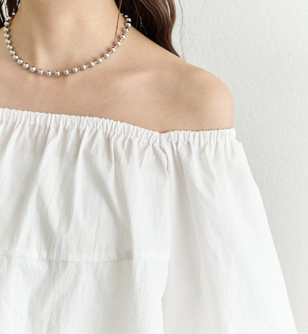  「オフショル袖バルーンブラウス」|シャツ・ブラウス|