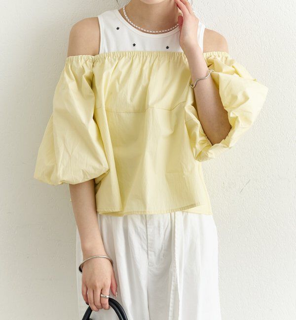  「オフショル袖バルーンブラウス」|シャツ・ブラウス|