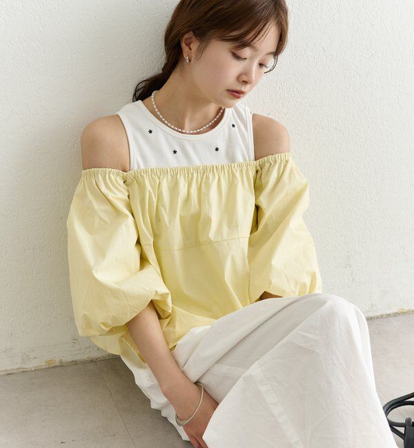  「オフショル袖バルーンブラウス」|シャツ・ブラウス|