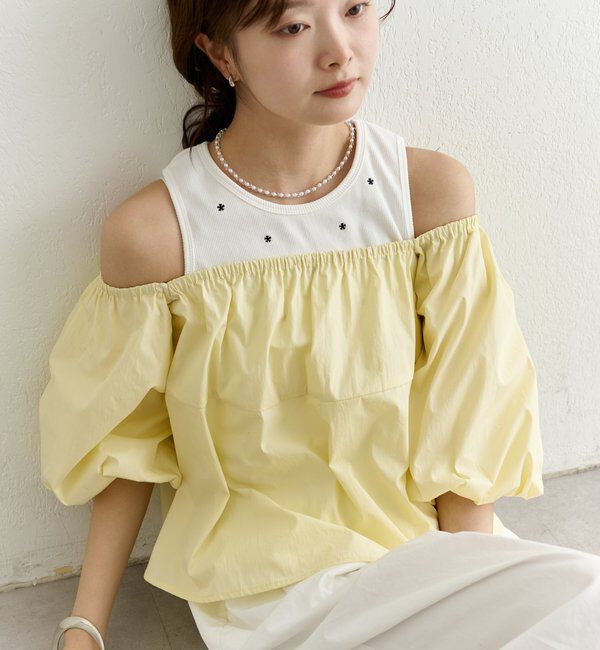  「オフショル袖バルーンブラウス」|シャツ・ブラウス|