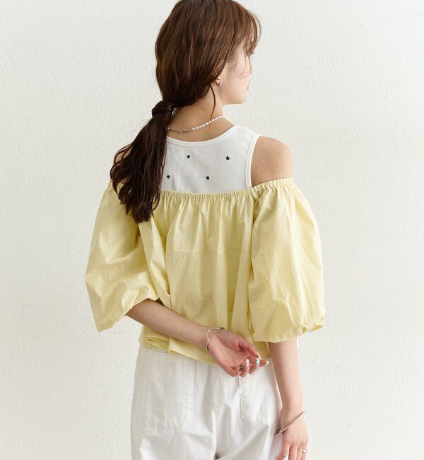  「オフショル袖バルーンブラウス」|シャツ・ブラウス|