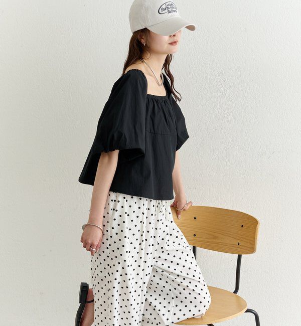  「オフショル袖バルーンブラウス」|シャツ・ブラウス|