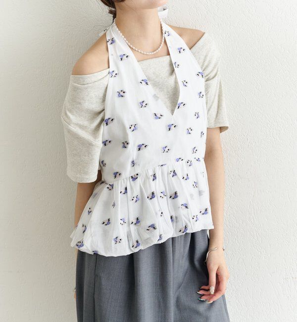  「フラワーホルターブラウス」|シャツ・ブラウス|