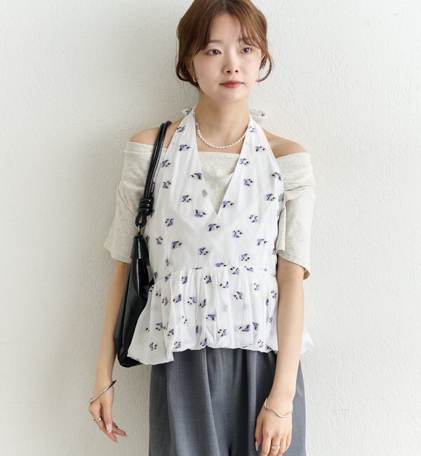  「フラワーホルターブラウス」|シャツ・ブラウス|