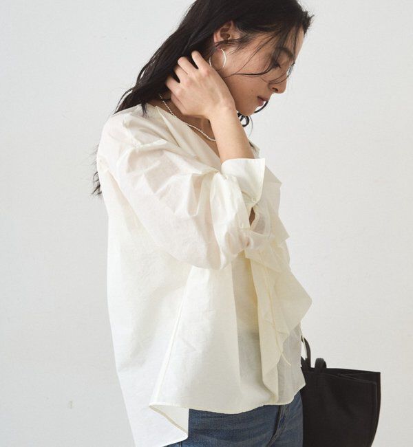  「フリルカラーブラウス」|シャツ・ブラウス|