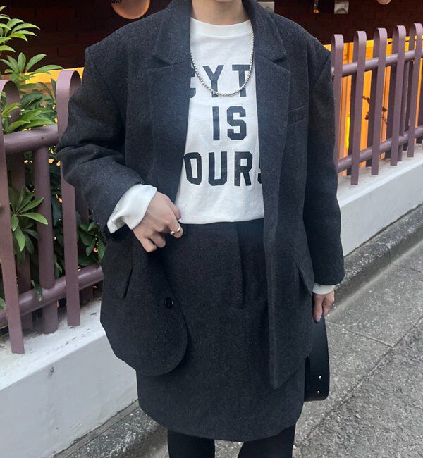  「ウールミニスカート」|スカート|