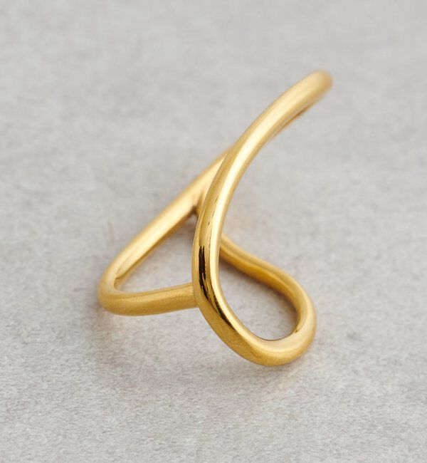  「カーブラインダブルリング」|リング|