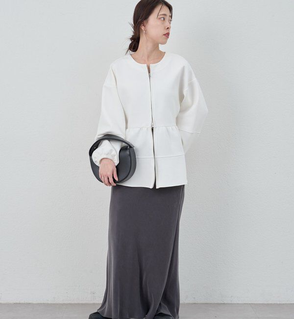  「ポンチペプラムトップス」|Tシャツ・カットソー|