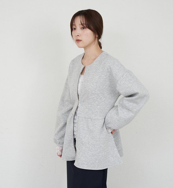  「ポンチペプラムトップス」|Tシャツ・カットソー|