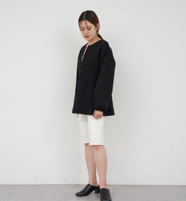  「ポンチペプラムトップス」|Tシャツ・カットソー|