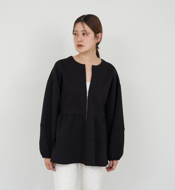  「ポンチペプラムトップス」|Tシャツ・カットソー|