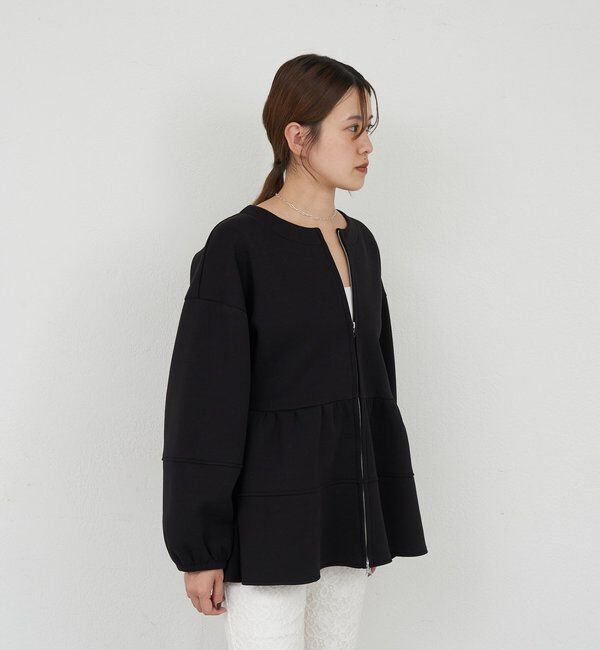  「ポンチペプラムトップス」|Tシャツ・カットソー|