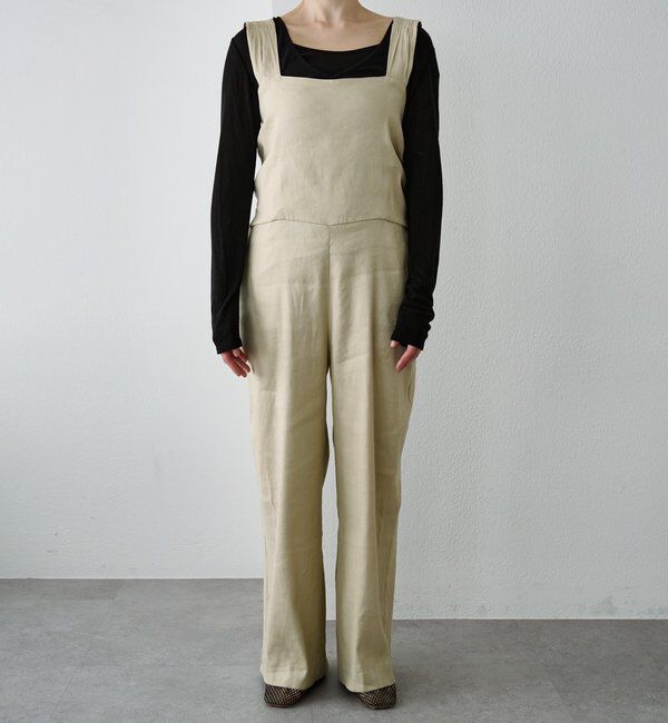  「バックリボンイージーサロペット」|オールインワン|