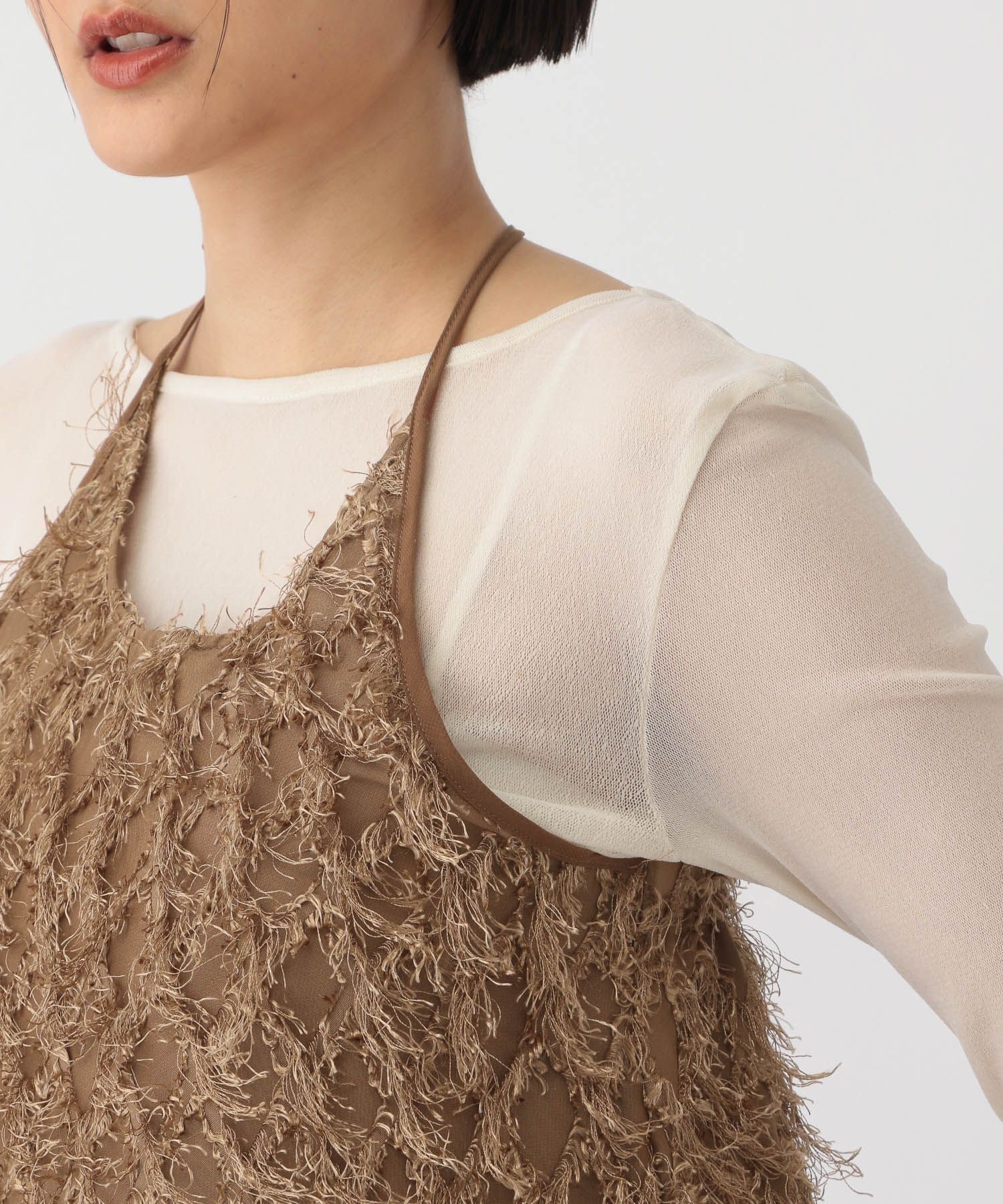 A part by 「フリンジキャミチュニック」|キャミソール|