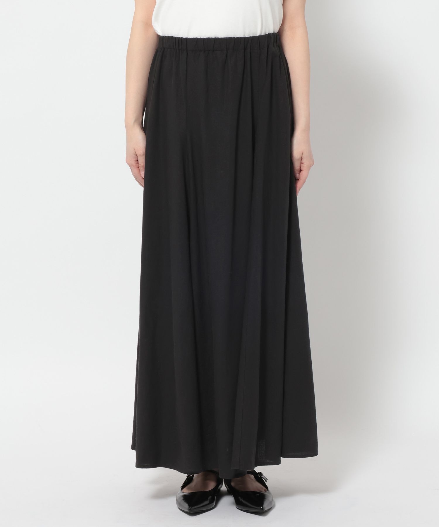 LOWRYS FARM「リネンフレアスカート」|スカート|