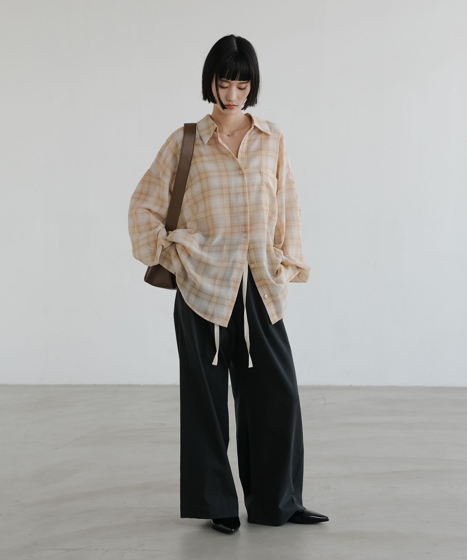 LOWRYS FARM「タックスクエアショルダーＢＡＧ」|ショルダー・メッセンジャー|