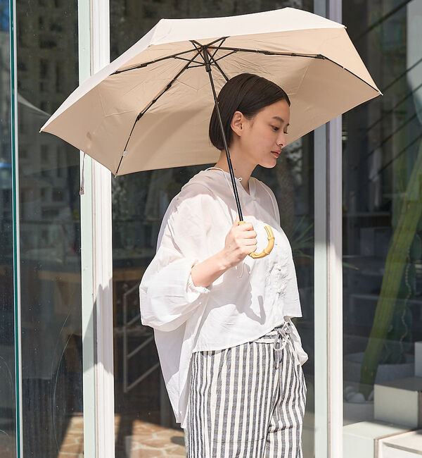 collex「カラフルバンブー 折りたたみ傘【assa】【WEB限定】」|傘|ベージュ