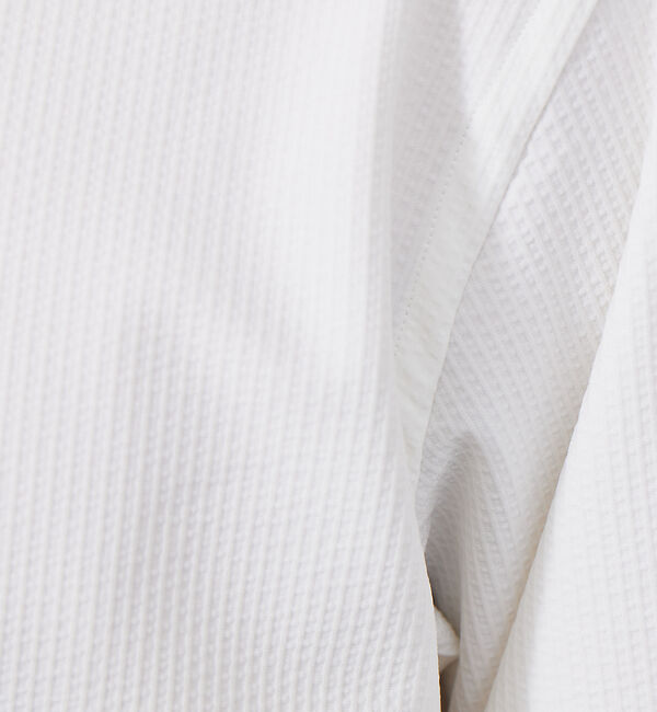 ABAHOUSE「【多機能】ナローストライプ サッカー ボタンダウン シャツ」|シャツ・ブラウス|