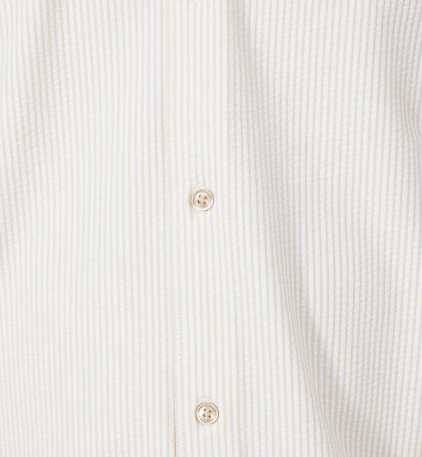 ABAHOUSE「【多機能】ナローストライプ サッカー ボタンダウン シャツ」|シャツ・ブラウス|