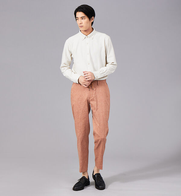 ABAHOUSE「【多機能】ナローストライプ サッカー ボタンダウン シャツ」|シャツ・ブラウス|