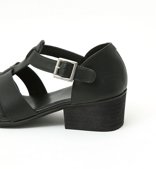 ABAHOUSE「ネオレザー　グルカサンダル  / ハイヒール」|サンダル|