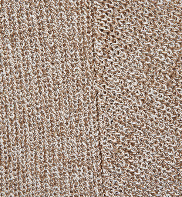 ABAHOUSE「ミックスカラー 片畦編み カーディガン」|カーディガン|