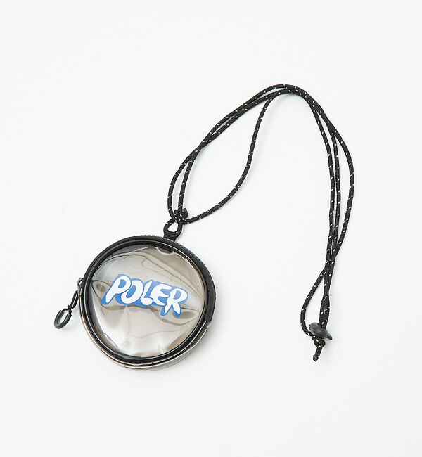 ABAHOUSE「【POLeR/ポーラー】PVC PVC ROUND POUCH/PVCマルチラウ」|ポーチ|