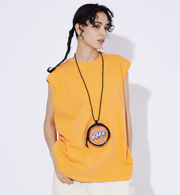 ABAHOUSE「【POLeR/ポーラー】PVC PVC ROUND POUCH/PVCマルチラウ」|ポーチ|