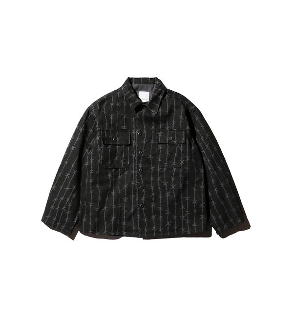 ABAHOUSE「【MADE IN STANDARD】FATIGUE UNIFORM SHIRT」|ミリタリー・モッズコート|