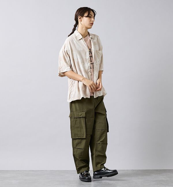 ABAHOUSE「【REMI RELIEF / レミ レリーフ】パイナップル柄アロハシャツ/ユニセ」|シャツ・ブラウス|