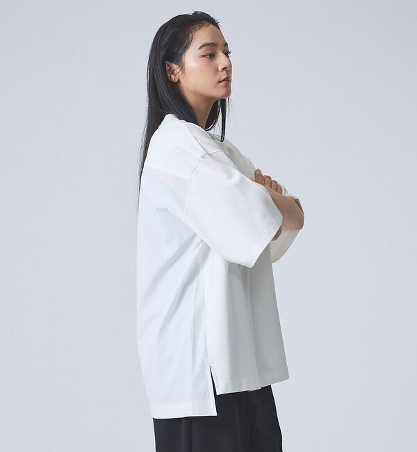 ABAHOUSE「【FORTUNA /フォルトゥナ】DockingCrewNeckTee/ドッキン」|Tシャツ・カットソー|