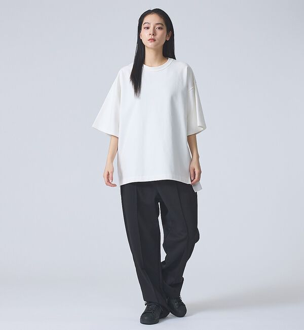 ABAHOUSE「【FORTUNA /フォルトゥナ】DockingCrewNeckTee/ドッキン」|Tシャツ・カットソー|