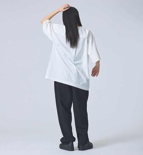 ABAHOUSE「【FORTUNA /フォルトゥナ】DockingCrewNeckTee/ドッキン」|Tシャツ・カットソー|