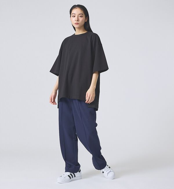 ABAHOUSE「【FORTUNA /フォルトゥナ】DockingCrewNeckTee/ドッキン」|Tシャツ・カットソー|