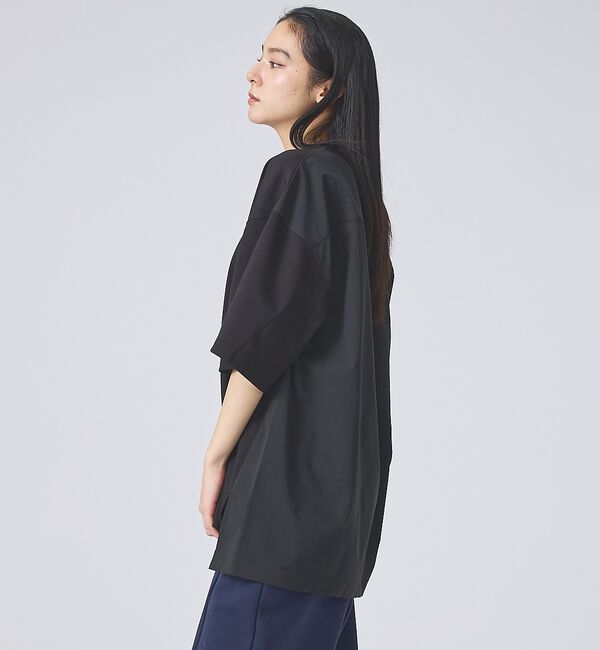 ABAHOUSE「【FORTUNA /フォルトゥナ】DockingCrewNeckTee/ドッキン」|Tシャツ・カットソー|