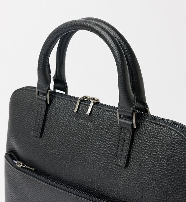 alfredoBANNISTER「【A4対応 / 通勤鞄】シボレザー ブリーフケース / ビジネスバッグ」|ビジネスバッグ|