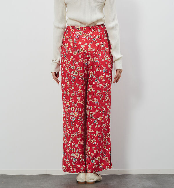 Rouge vif「フレンチフラワープリントワイドパンツ」|その他|