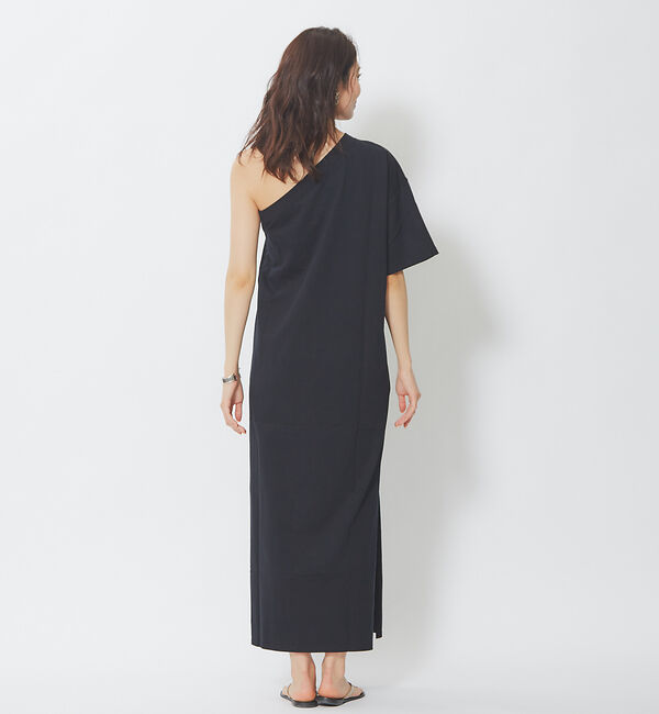 Rouge vif「Lachement Barceloワンショルダージャージワンピース」|ワンピース|