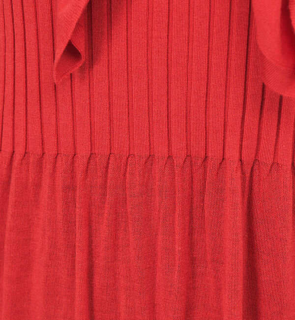 Rouge vif「【CURRENTAGE】ストール付ニットドレス」|ワンピース|