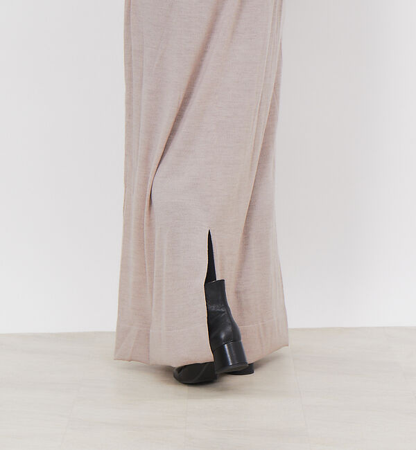 Rouge vif「【CURRENTAGE】ストール付ニットドレス」|ワンピース|