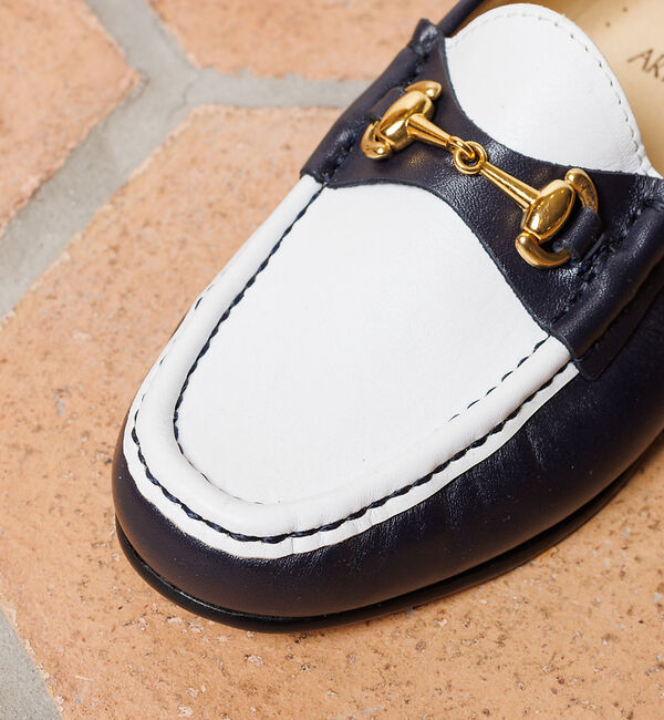 Rouge vif「【ARTESANOS/アルテサノス】 バイカラービットローファー」|ローファー|