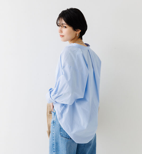 Rouge vif「【一部店舗限定】スリーブデザインスキッパーブラウス」|シャツ・ブラウス|