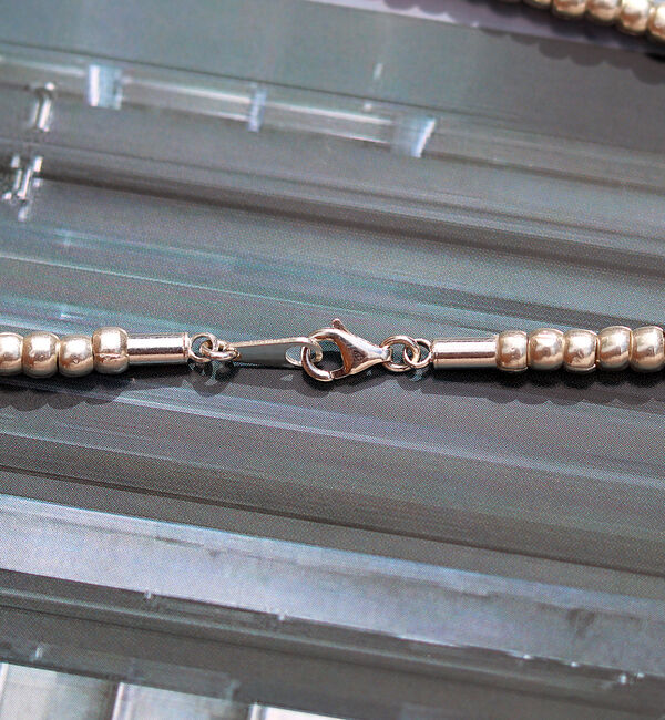 Rouge vif「シルバービーズネックレス / Thai Silver / ロング / カレンシル」|ネックレス|