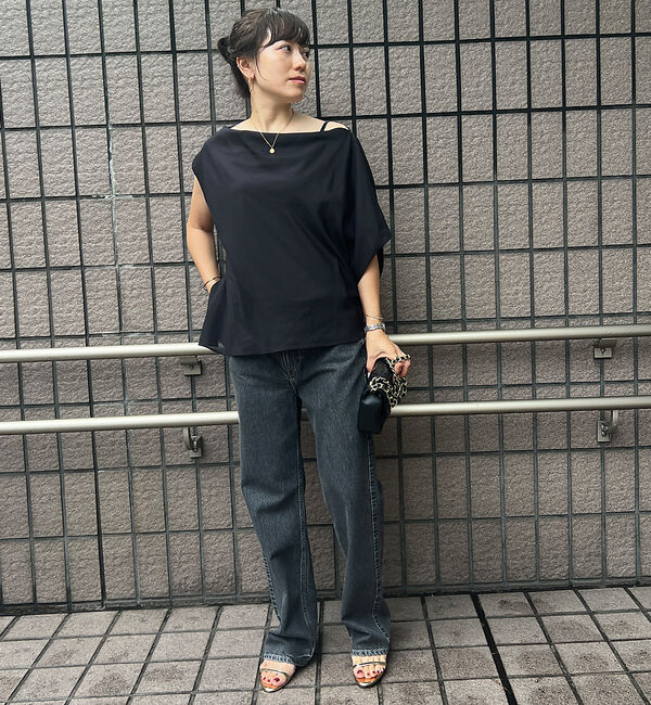 Rouge vif「アシメトリースリーブブラウス」|シャツ・ブラウス|