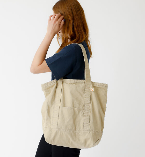 Rouge vif「【MASTER & CO】チノトートバッグ / 日本製 / レオパード / 迷彩」|トートバッグ|ベージュ