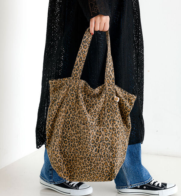 Rouge vif「【MASTER & CO】チノトートバッグ / 日本製 / レオパード / 迷彩」|トートバッグ|