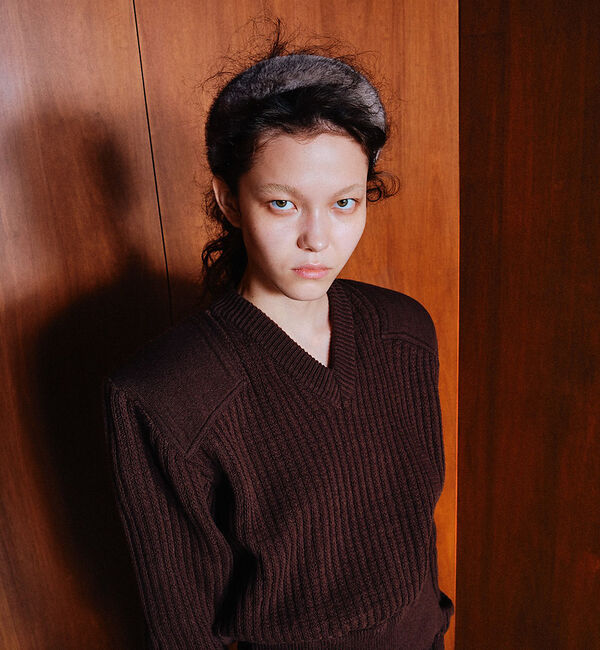 Rouge vif「【heyep／ヘイップ】ファーミンクヘアーバンド カチューシャ Faux Min」|ヘアバンド|