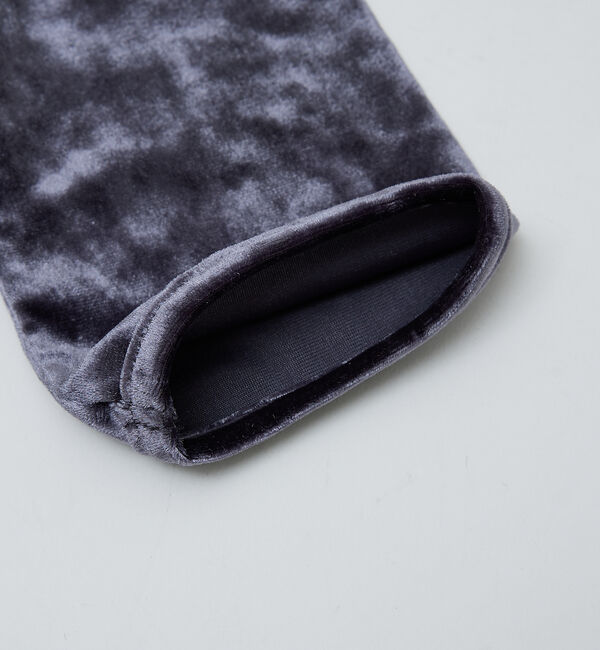 Rouge vif「【Keena/キーナ】ベルベットソックスロング/靴下/丈長め/足袋/ベロア【WE」|ソックス|